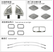 5Pcs Interior Ambient Light Kit for Benz GLE/GLS W167 2020-2025