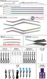 Car Ambient Light For BMW 3 Series (G20) Short-wheelbase 2020-2022