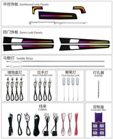 Car Ambient Light For Porsche Panamera 2017-2023