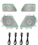 Car Ambient Light For Mercedes Benz(W447) With Airvent 2016-2022