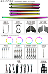 Car Ambient Light For Honda CRV 23-24