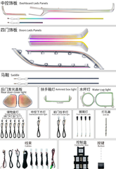 Car Ambient Light For Toyota Gravia 2024