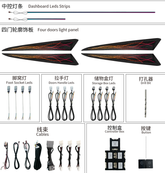 Car Ambient Light For Honda Fit 2014-2020
