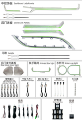 Car Ambient Light For Toyota Gravia 2024
