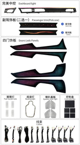 Car Ambient Light For Audi A7L/c8 2022-2025 Big panel+Optional accessories