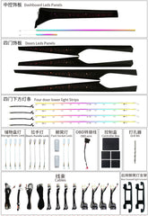 Car Ambient Light For Volkswagen Passat 2019-2025